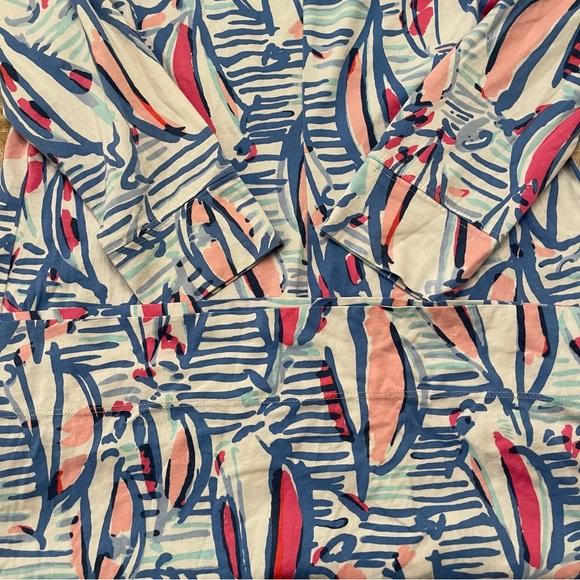 Lily Pulitzer       Red Right Return Marlowe Boatneck T-Shirt Dress - Picture 10 of 11